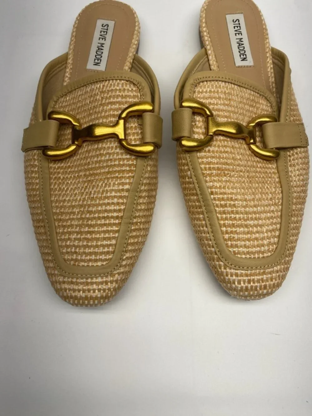 Steve Madden Women's Fortunate Raffia Loafer Sz 8.5